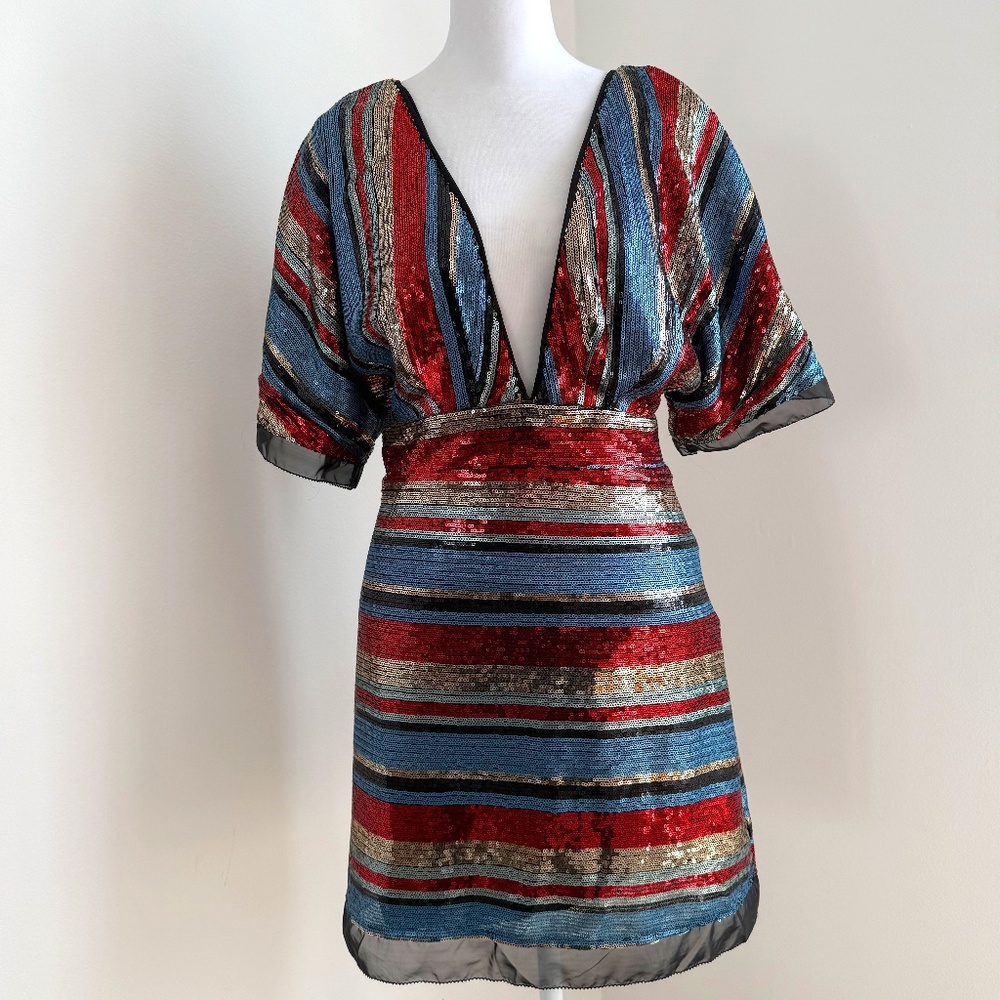 NWT Honey Punch Sequin Mini Dress